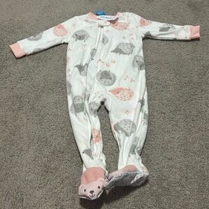 Fleece footie sleeper